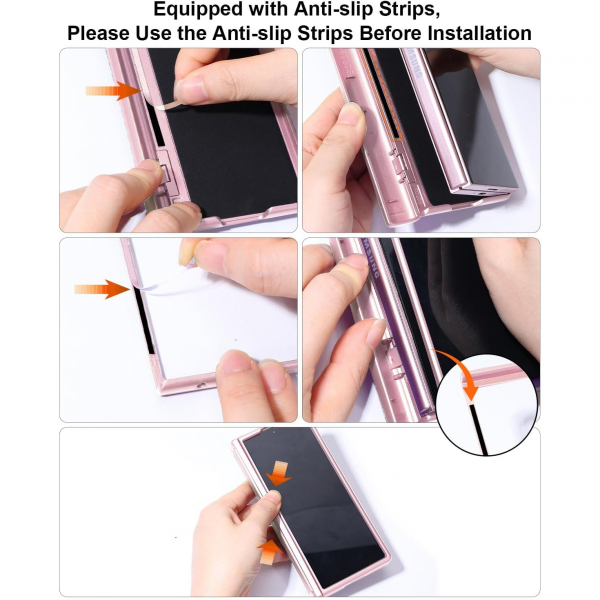 AlCase Samsung Galaxy Z Fold 7 Rugged Klf -Rose Gold