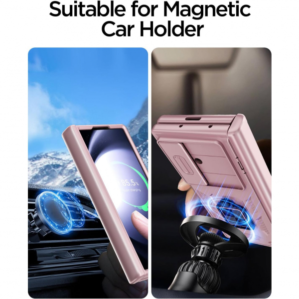 AlCase Samsung Galaxy Z Fold 7 Rugged Klf -Rose Gold