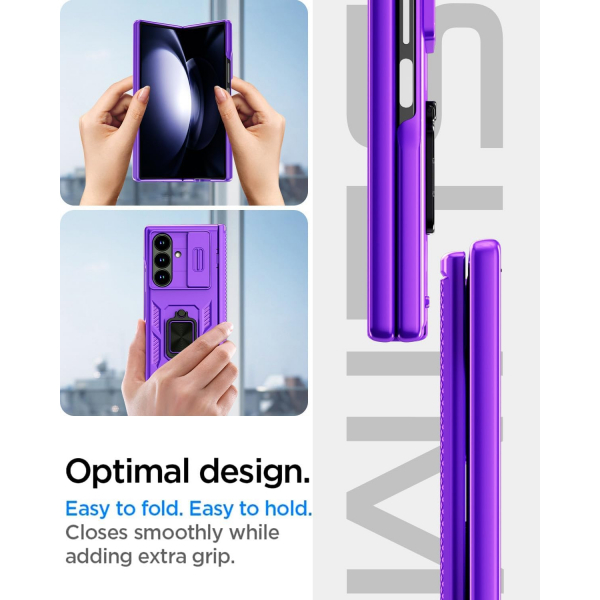 AlCase Samsung Galaxy Z Fold 7 Rugged Klf -Purple
