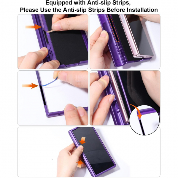 AlCase Samsung Galaxy Z Fold 7 Rugged Klf -Purple