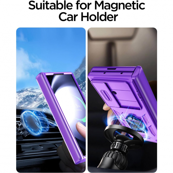 AlCase Samsung Galaxy Z Fold 7 Rugged Klf -Purple