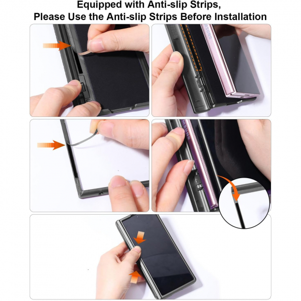 AlCase Samsung Galaxy Z Fold 7 Rugged Klf -Black