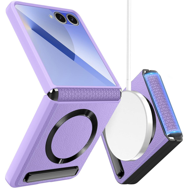 NINKI Samsung Galaxy Z Flip 7 MagSafe Klf-Purple