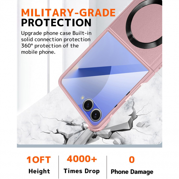 NINKI Samsung Galaxy Z Flip 7 MagSafe Klf-Pink