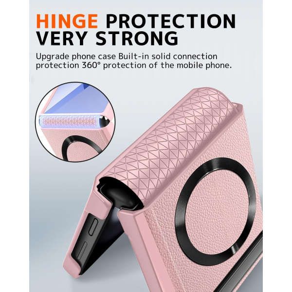 NINKI Samsung Galaxy Z Flip 7 MagSafe Klf-Pink