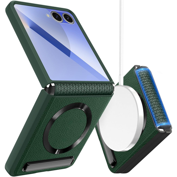 NINKI Samsung Galaxy Z Flip 7 MagSafe Klf-Green