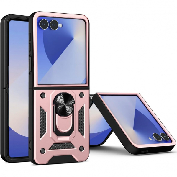AlCase Samsung Galaxy Z Flip 7 Kickstandl Klf-Pink