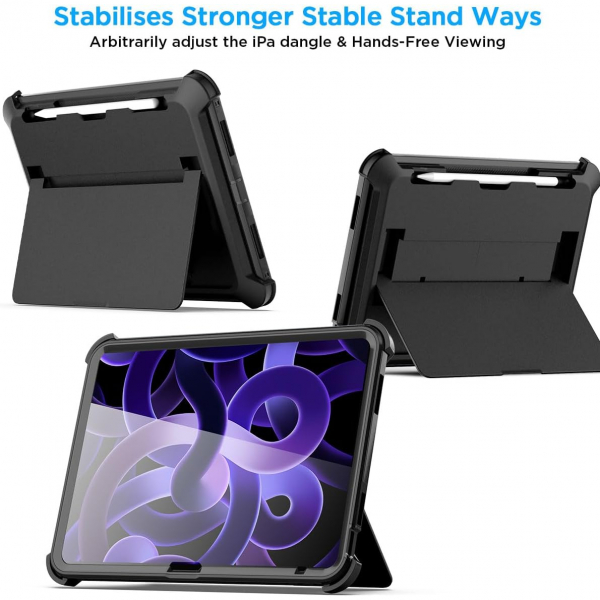 AlCase Apple iPad A16 Standl Klf (11 in)-Black 
