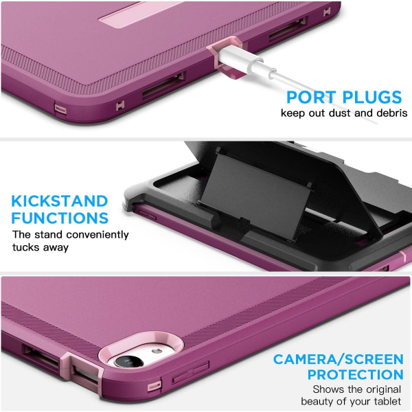 AlCase Apple iPad A16 Standl Klf (11 in)-Purple 