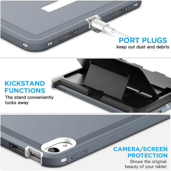 AlCase Apple iPad A16 Standl Klf (11 in)-Grey