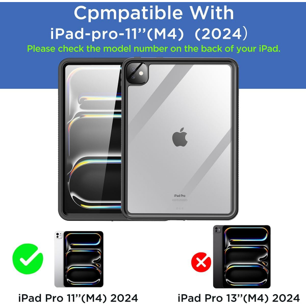 AlCase iPad Pro M4 Su Geirmez Klf (11 in)