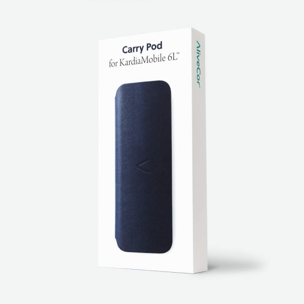 AliveCor KardiaMobile 6L Deri Klf-Navy