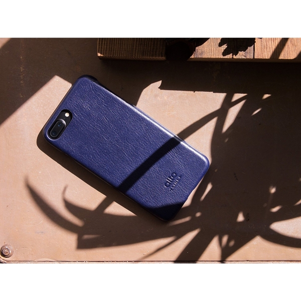 Alto iPhone 8 Plus Deri Klf-Navy