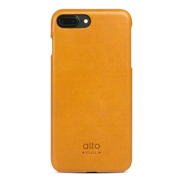 Alto iPhone 8 Plus Deri Klf-Caramel