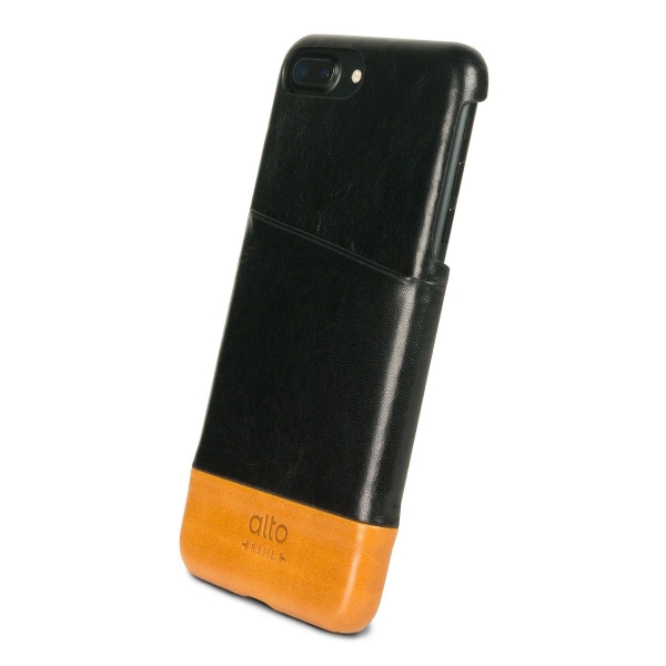 Alto iPhone 8 Plus Kartlkl Deri Klf-Raven Caramel