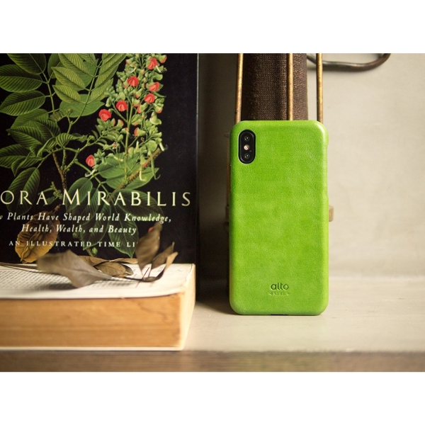 Alto iPhone X Deri Klf-Lime