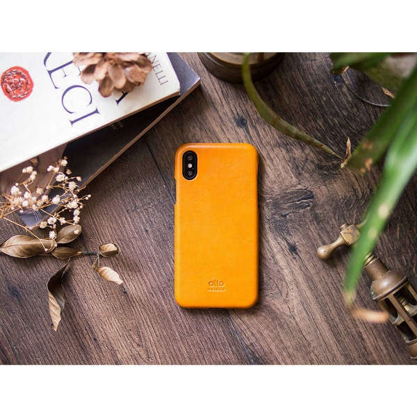 Alto iPhone X Deri Klf-Caramel