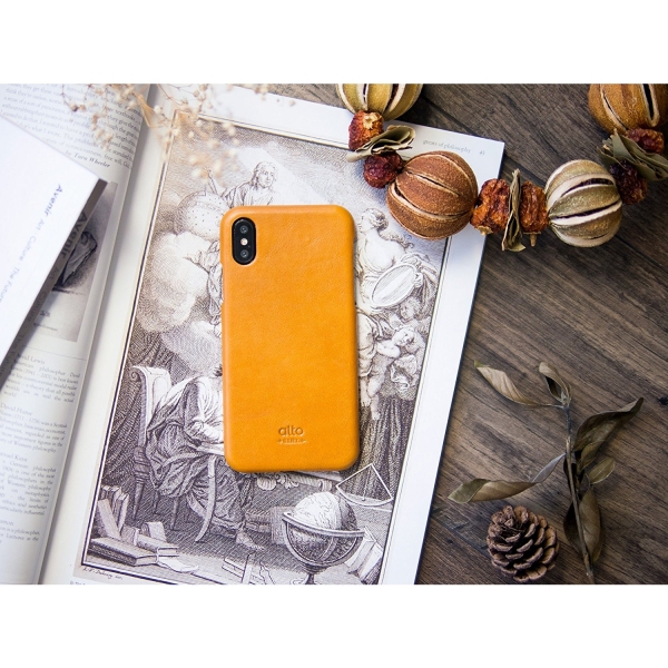 Alto iPhone X Deri Klf-Caramel