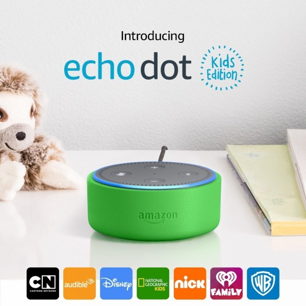 Amazon Echo Dot Kids Edition Ses Kontroll Cihaz-Green