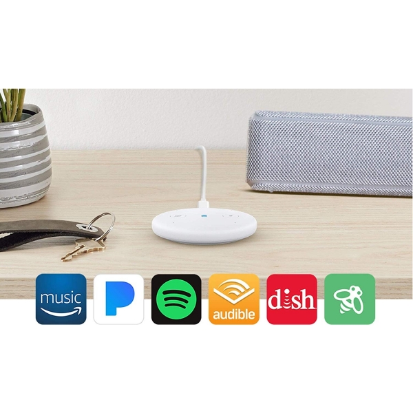 Amazon Echo Input Ses Kontroll Cihaz-White