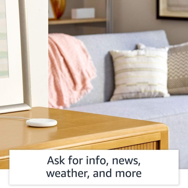 Amazon Echo Input Ses Kontroll Cihaz-White