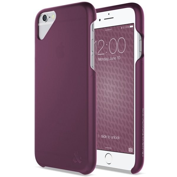 Amber And Ash iPhone 6/6S FW Seri Klf-Burgundy Wine