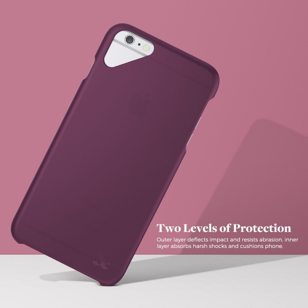 Amber And Ash iPhone 6 Plus/6S Plus FW Seri Klf- Burgundy Wine