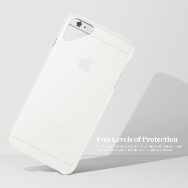 Amber And Ash iPhone 6 Plus/6S Plus FW Seri Klf-Cotton White