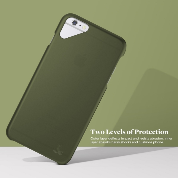 Amber And Ash iPhone 6 Plus/6S Plus FW Seri Klf-Olive Moss