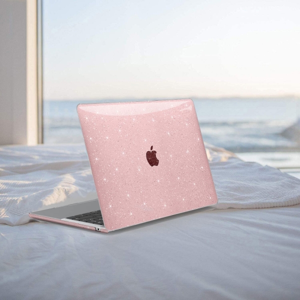 Generic MacBook Air Koruyucu Klf (13.6 in) (2022)-Sparkly Pink