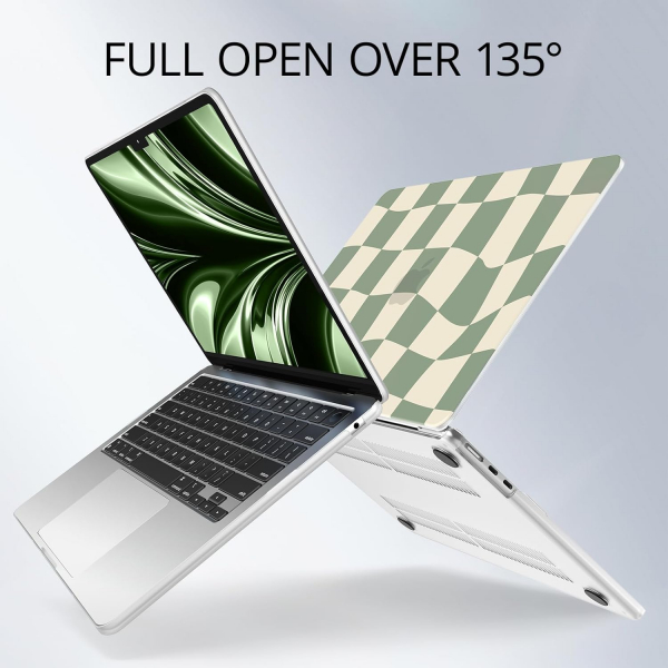 Anban MacBook Air M4/M3 Uyumlu Klf (13 in)-Green
