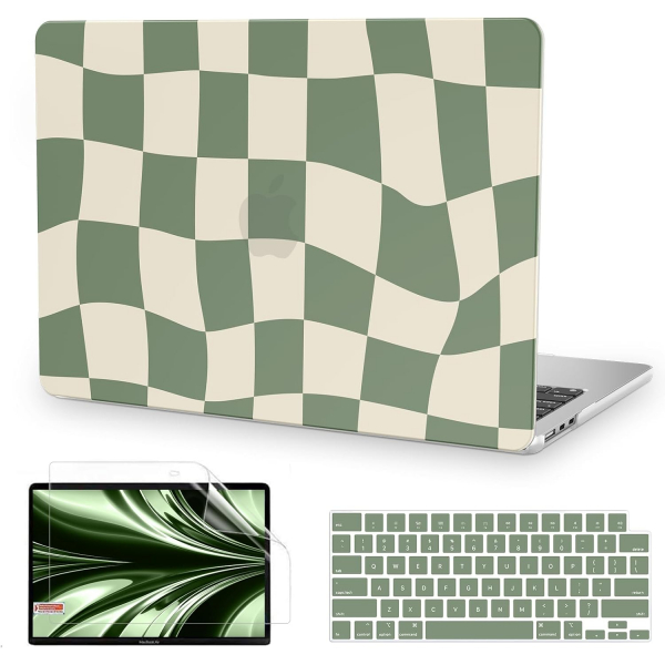 Anban MacBook Air M4/M3 Uyumlu Klf (13 in)-Green