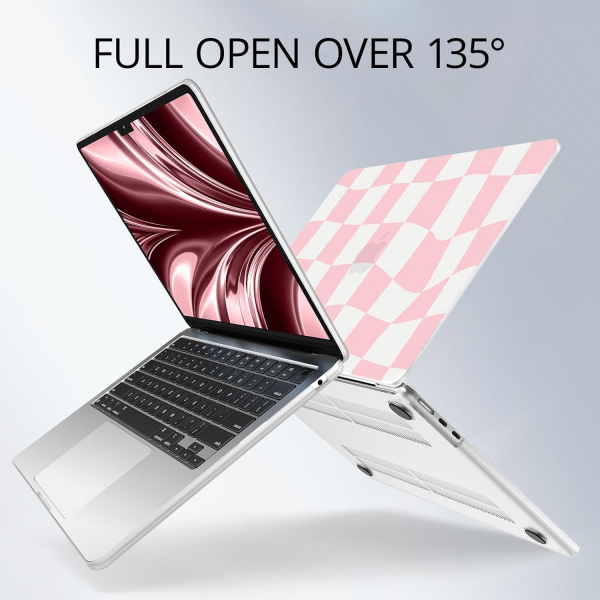 Anban MacBook Air M4/M3 Uyumlu Klf (13 in)-Pink