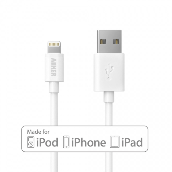 Anker Lightning to USB Kablo (Beyaz)