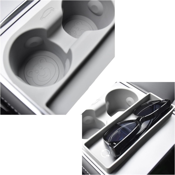 Annymall Tesla Model 3/Y Uyumlu Silikon Bardak Tutucu