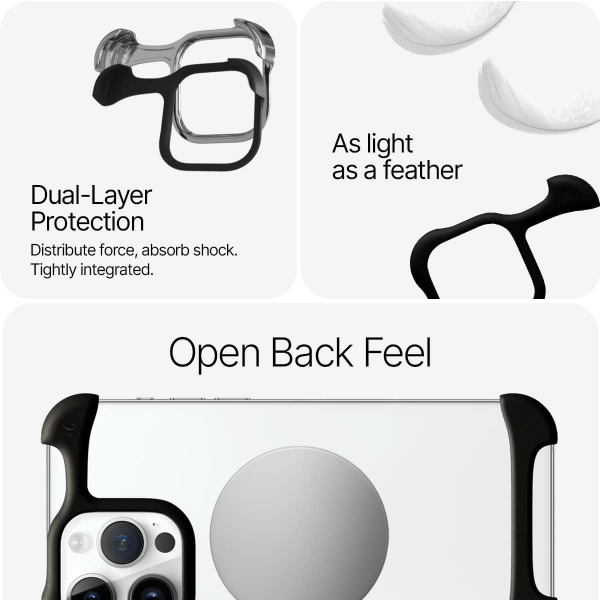 Arc Pulse Apple iPhone 15 Pro K�l�f-Matte Black