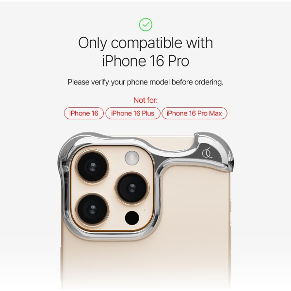Arc Pulse Apple iPhone 16 Pro Klf-Silver