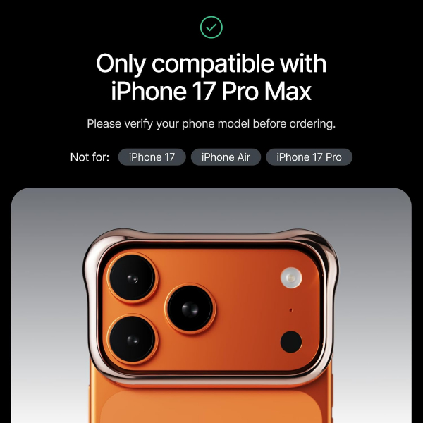 Arc Pulse Apple iPhone 17 Pro Max K�l�f-Rose Bronze