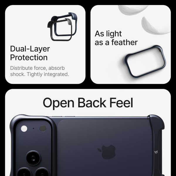 Arc Pulse Apple iPhone 17 Pro Max K�l�f-Matte Blue