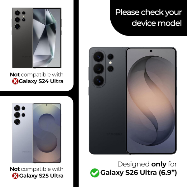 ArmorSuit Galaxy S26 Ultra Cam Ekran Koruyucu (3 Adet)