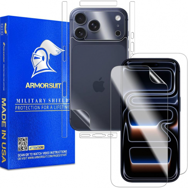ArmorSuit iPhone 17 Pro Ekran Koruyucu (2+2 Paket)