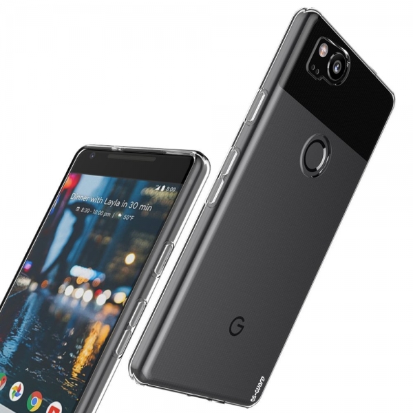 As-Guard Google Pixel 2 Silikon Klf-Clear