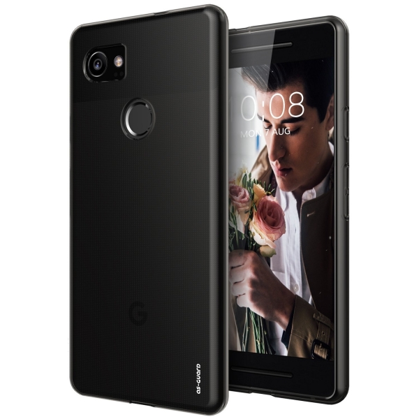 As-Guard Google Pixel 2 XL Silikon Klf-Smoke Black