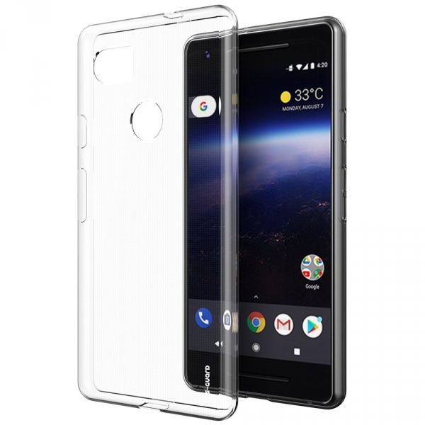 As-Guard Google Pixel 2 XL Silikon Klf-Clear