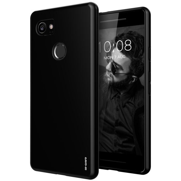 As-Guard Google Pixel 2 XL Silikon Klf-Black