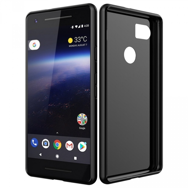 As-Guard Google Pixel 2 XL Silikon Klf-Black