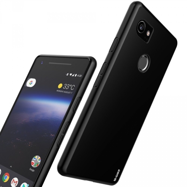 As-Guard Google Pixel 2 XL Silikon Klf-Black