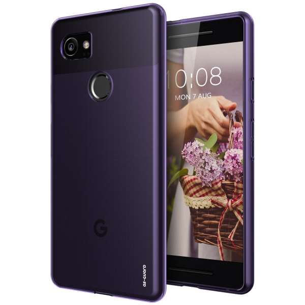 As-Guard Google Pixel 2 XL Silikon Klf-Purple