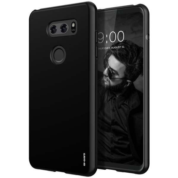 As-Guard LG V30 Soft Silikon Klf-Black