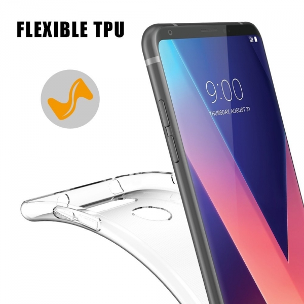 As-Guard LG V30 Soft Silikon Klf-Clear